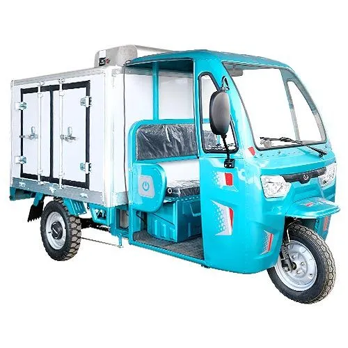 [VDC-C800A-LiFePO4Mn-60V-90AH-REFRIGERADO] Triciclo de carga eléctrico con caja refrigerada