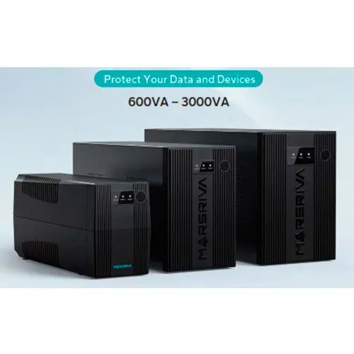 Sistema de alimentación ininterrumpida (UPS) Smart Line-Interactive de 1500 VA, modelo MR-1500VA, marca Marsriva.