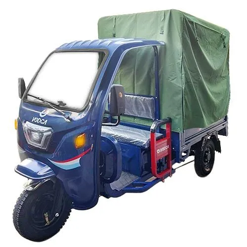 Triciclo eléctrico para carga y pasajeros C-600 - Batería LiFePO4-60V 90Ah