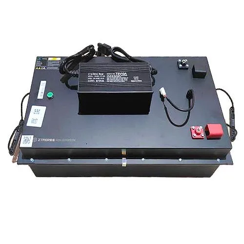 Battery with its charger, LiFePo4 64V 90Ah (for electric tricycles)